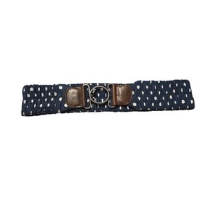 Abercrombie & Fitch Elastic Band Polka Dot Belt